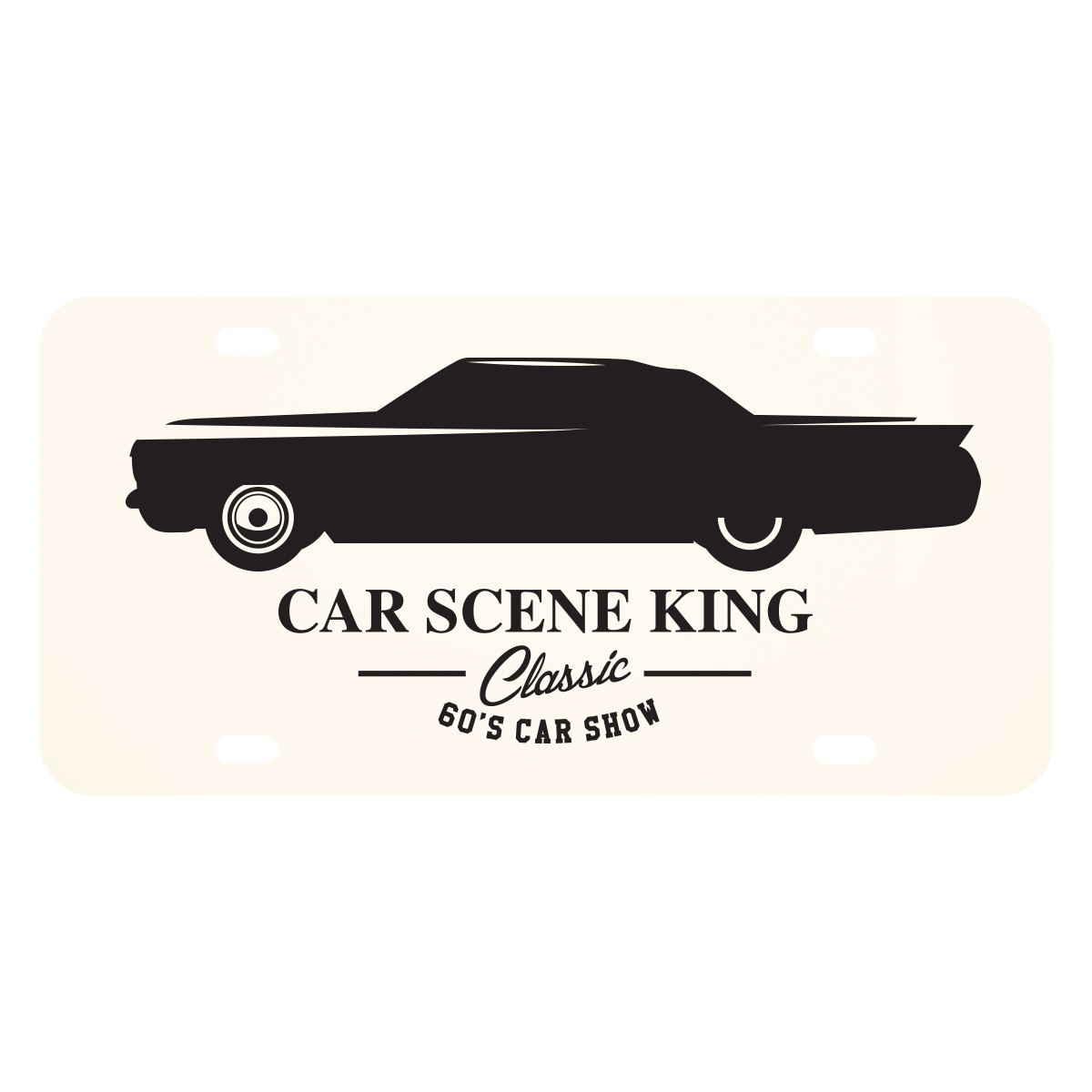 Custom License Plate 0.075