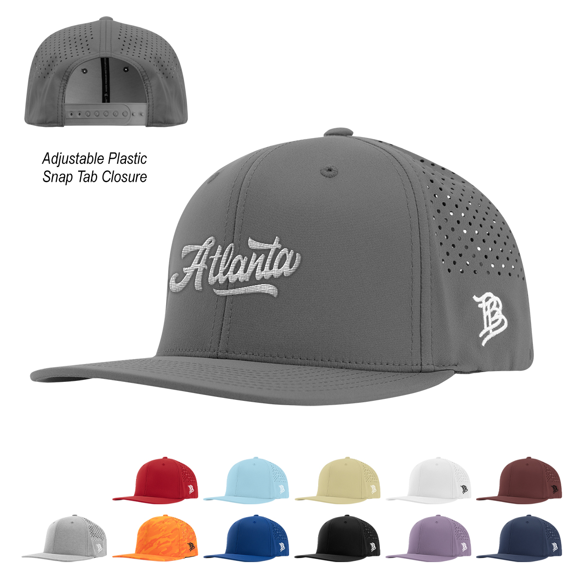 Branded Bills 585 Bare Flat Performance Cap