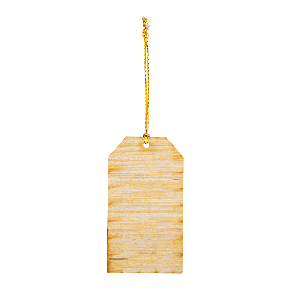 Wood Ornament - Gift Tag