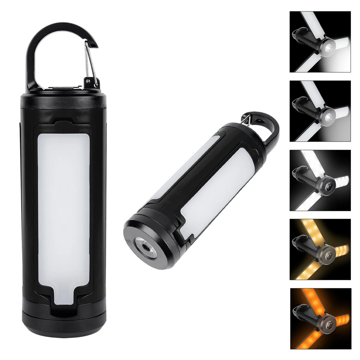 LED Multi-Function Rechargeable Lantern With Carabiner