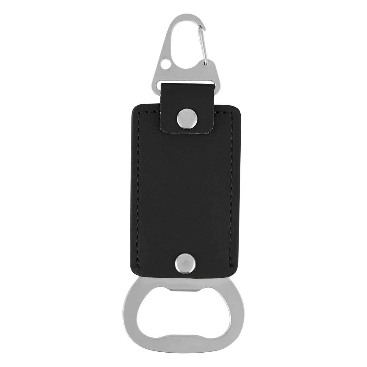 Leatherette Bottle Opener Key Clasp