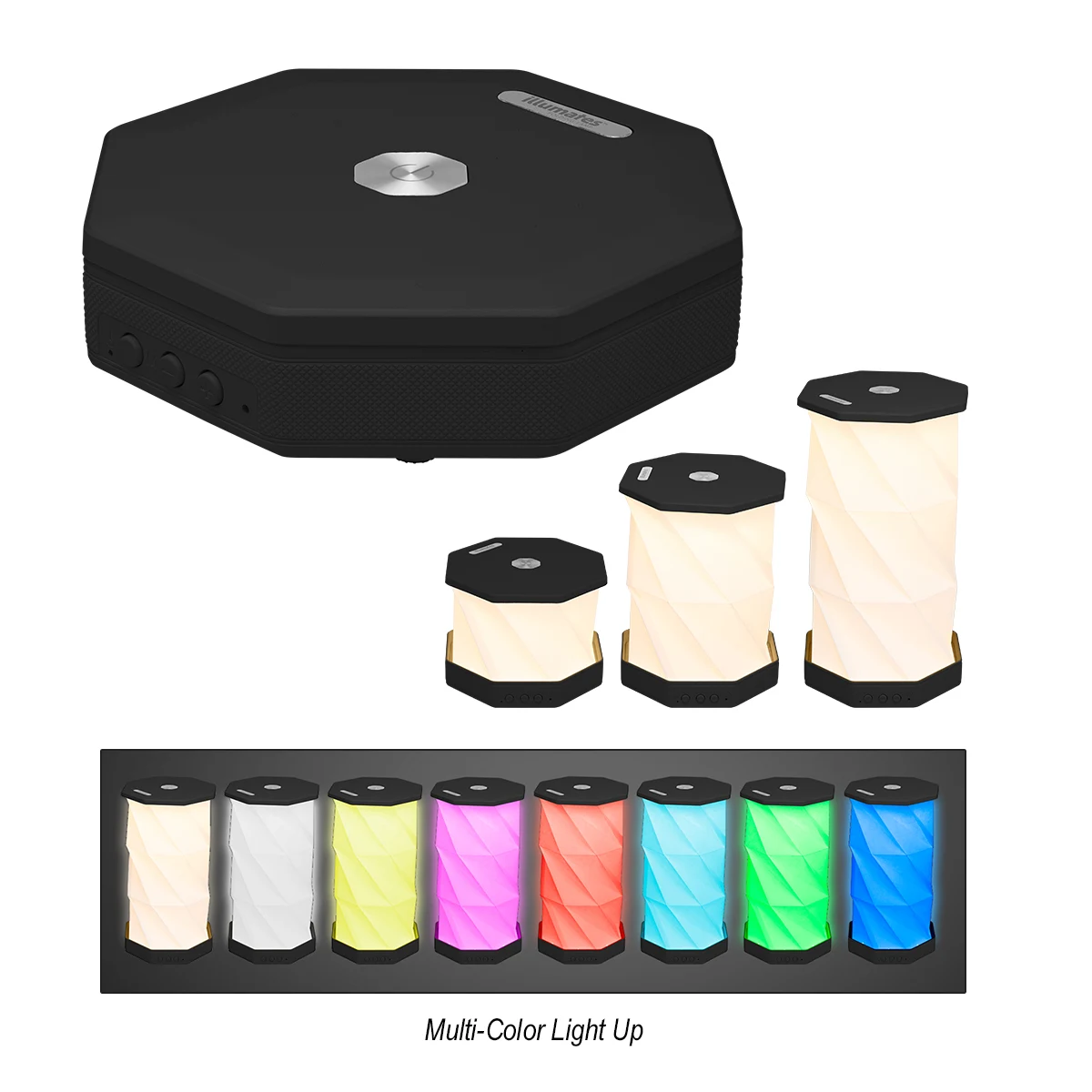 Illumates™ Folding Lamp With Speaker & Sound Machine
