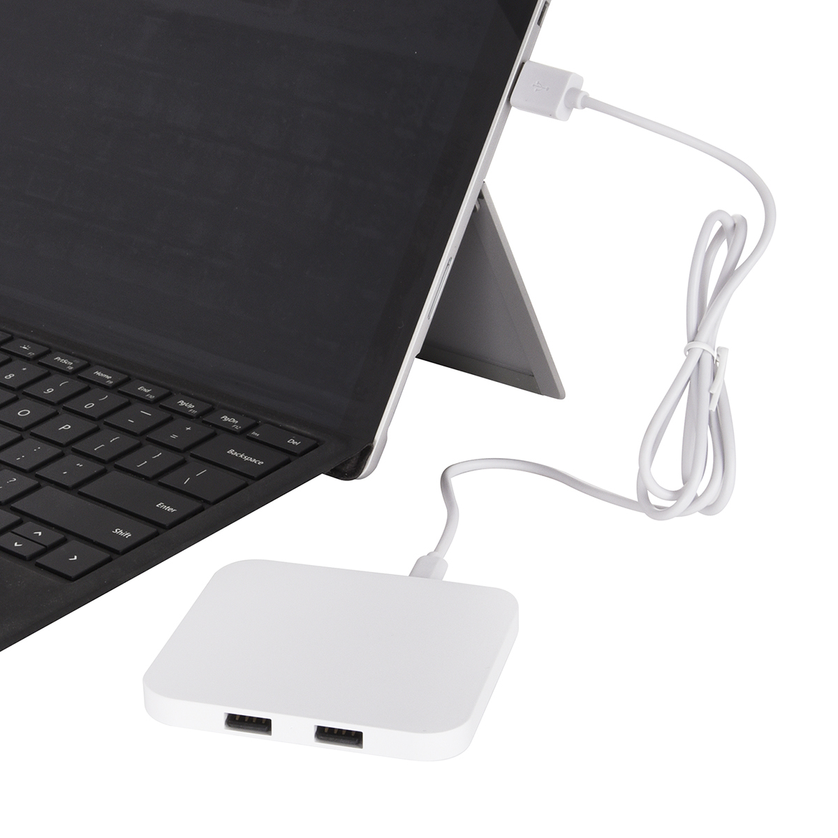 Power Up 2-Port USB Hub & Charging Pad 2.0