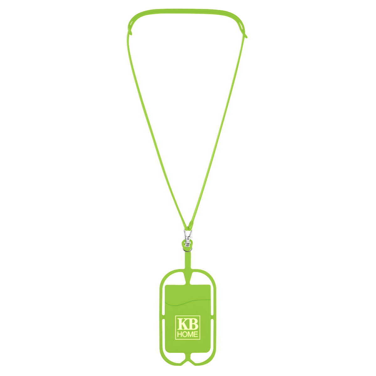 Silicone Lanyard with Phone Holder & Wallet