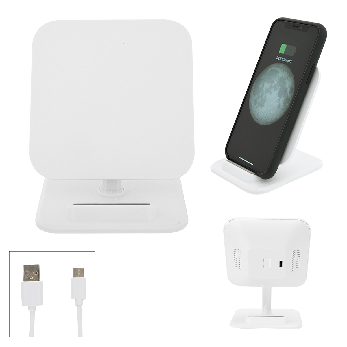 Wireless Charging Pad Phone Stand 2.0