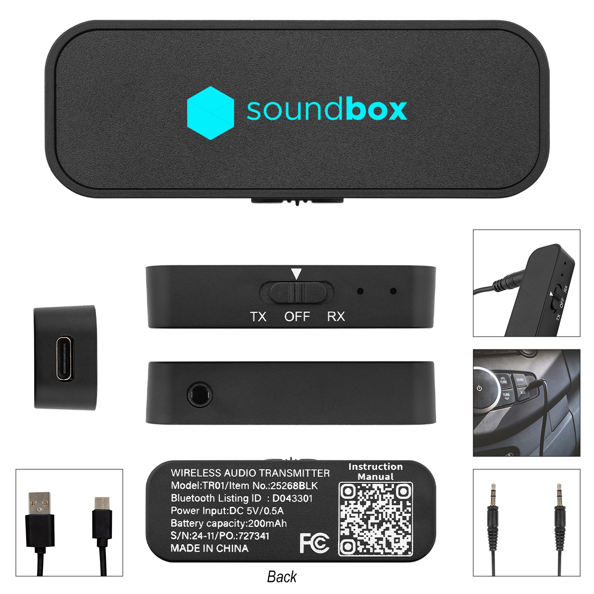 Wireless Audio Transmitter & Receiver