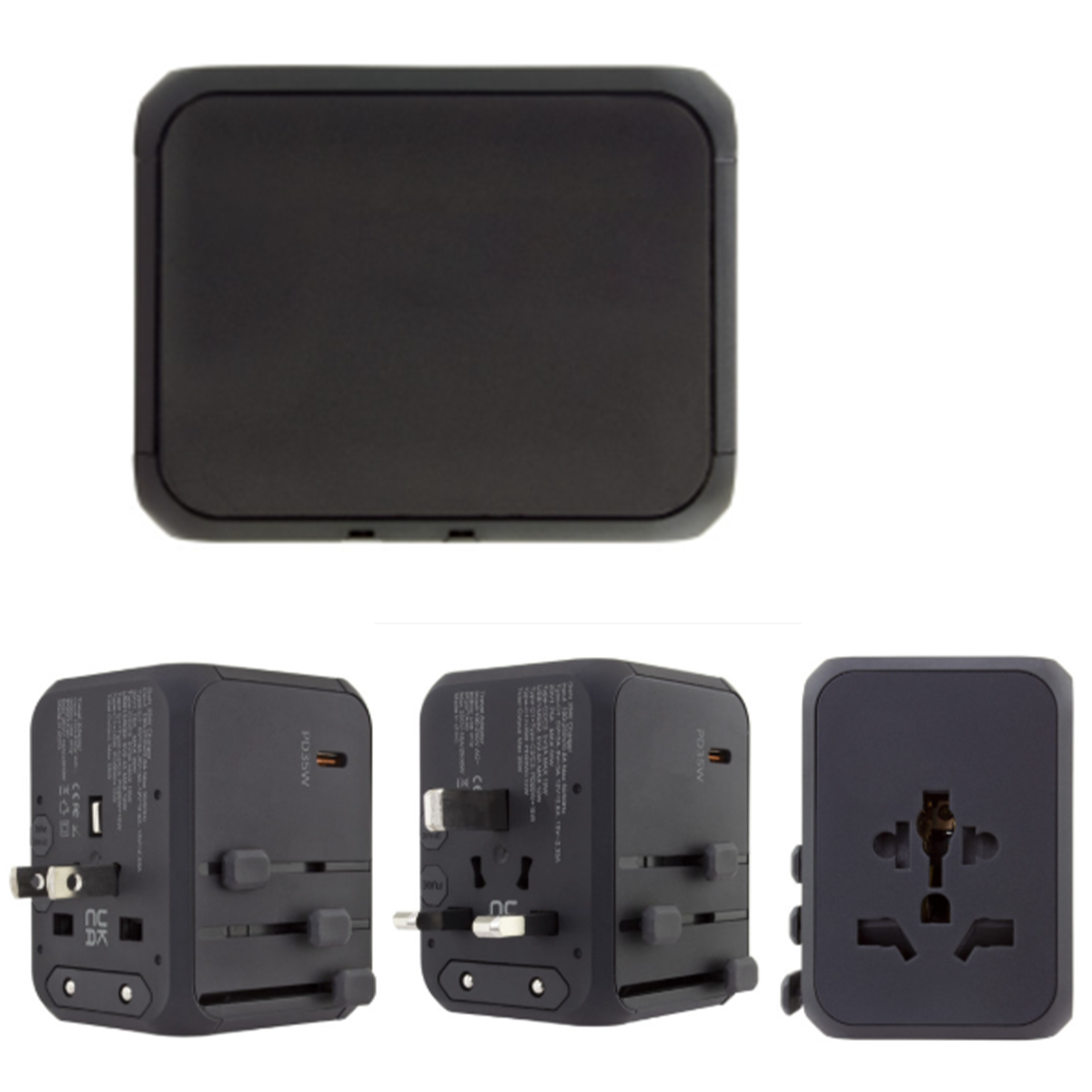 33W Universal Travel Adapter With Type-C