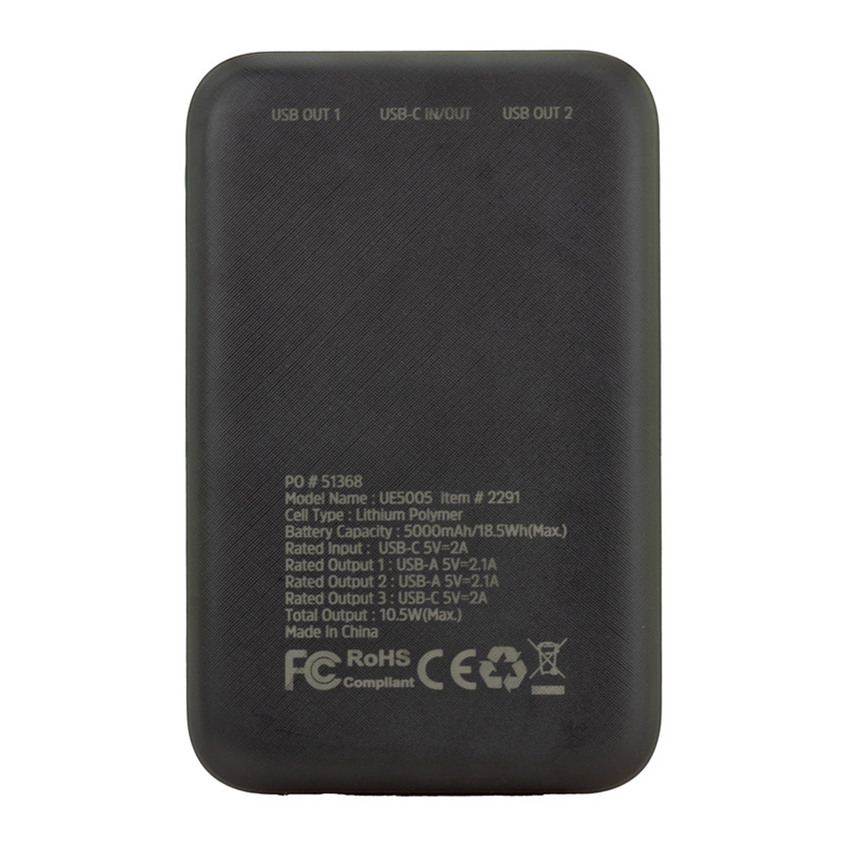 5,000 mAh Energizer® Essential Power Bank