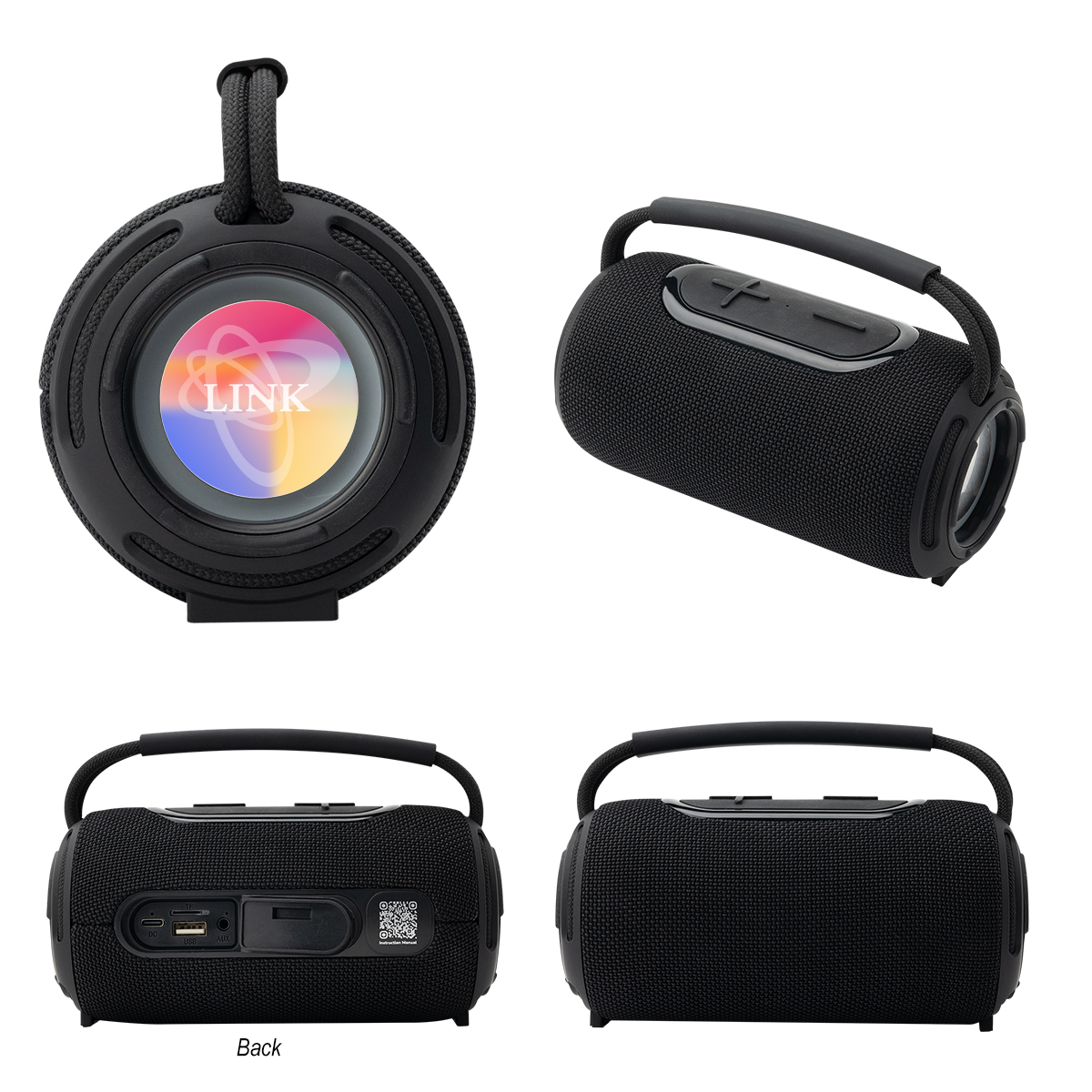 Super Bass rABS Speaker With Handle