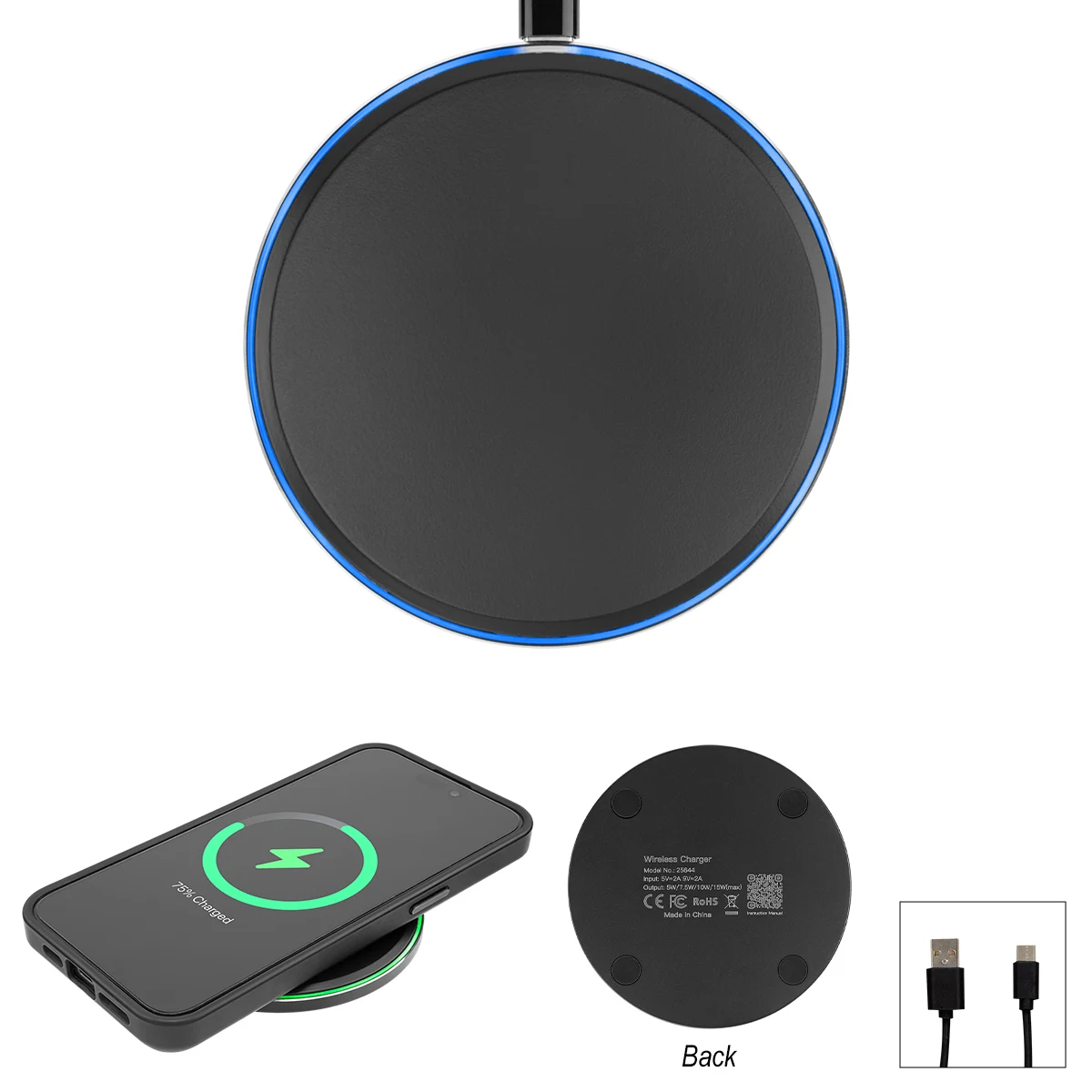 15W Slim Wireless Charging Pad