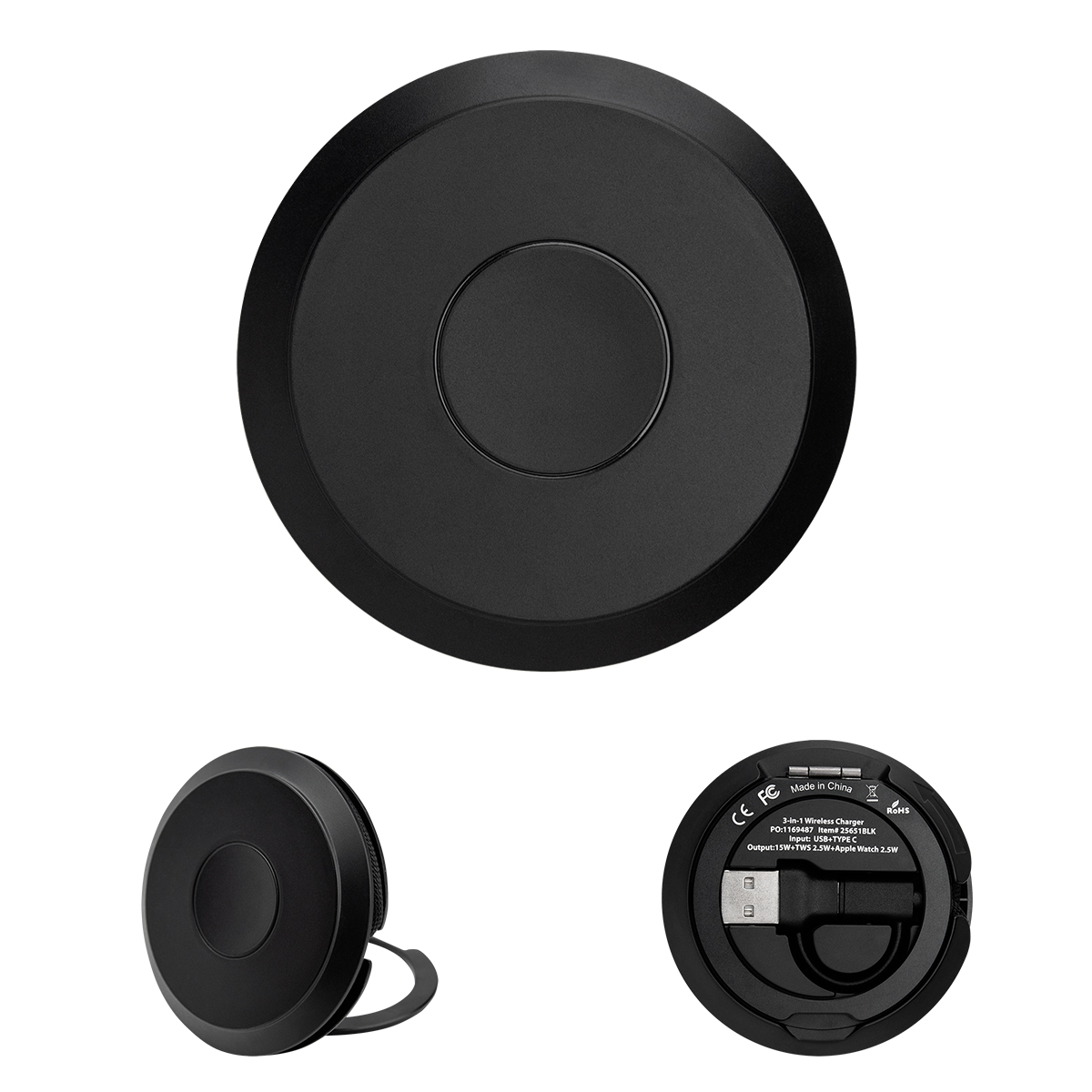 Wireless Multi-Charger With Kickstand