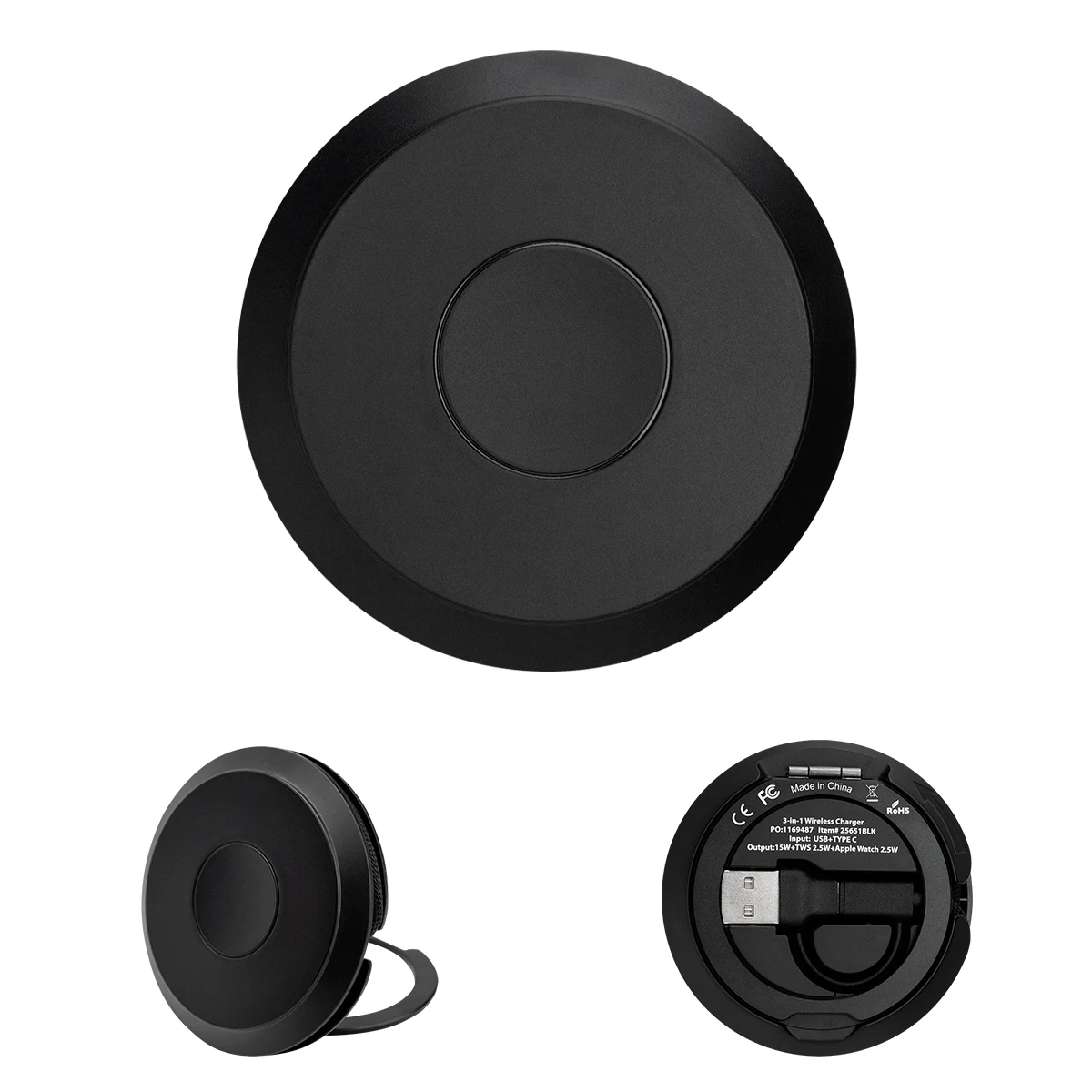Wireless Multi-Charger With Kickstand