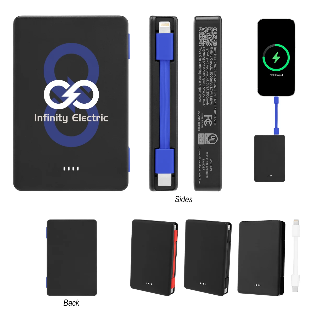 5,000 mAh UL Listed Power Bank