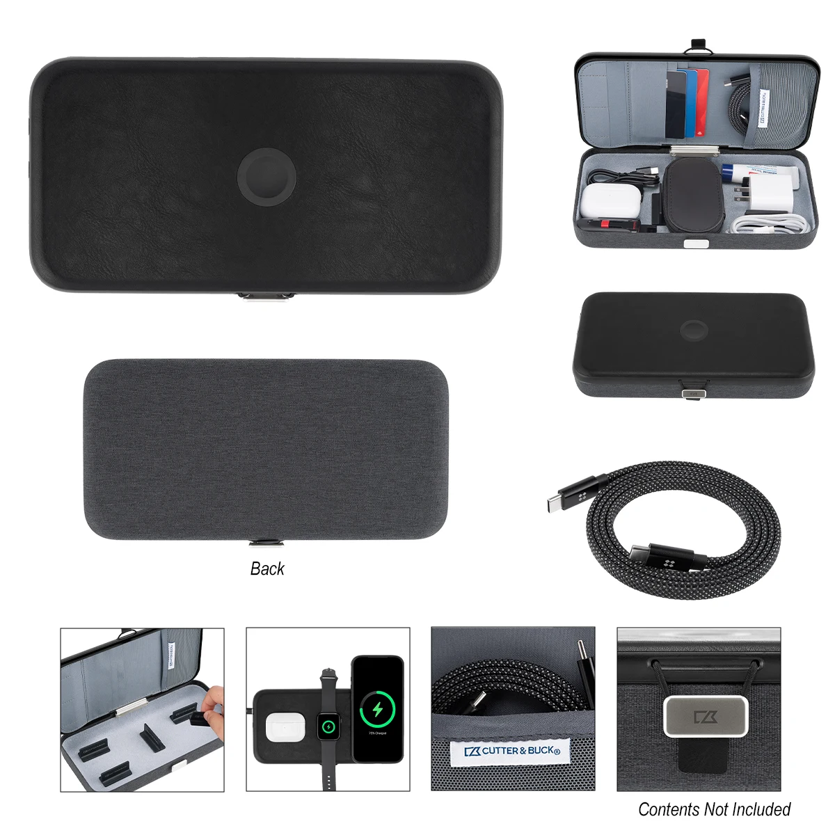 Cutter & Buck® 3-in-1 Charging Tech Case