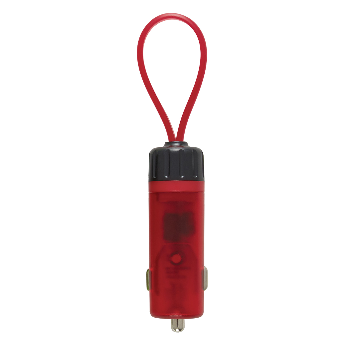 Luminous USB Car Charger Key Strap