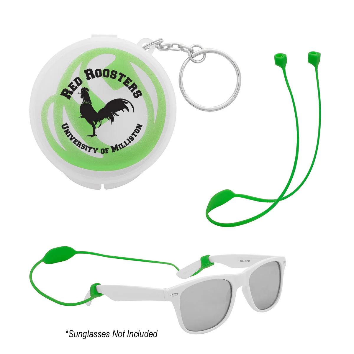 Secure Strap Ear Pod & Sunglass Holder