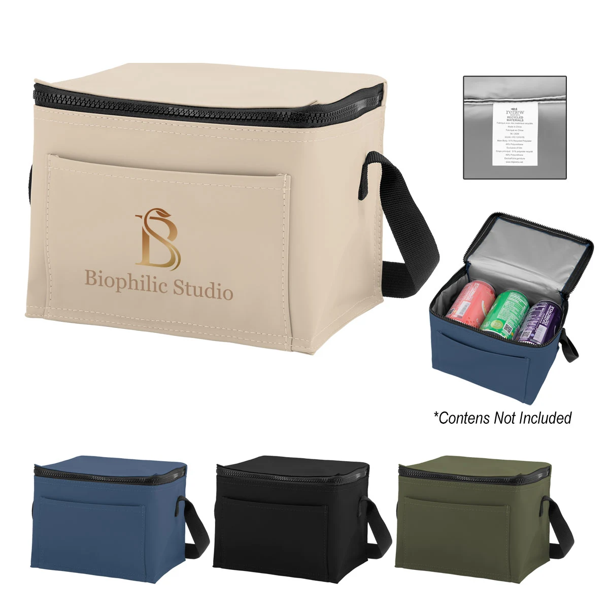Hudson rPET 6 Can Cooler Bag