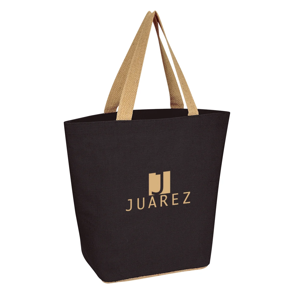 Marketplace Jute Tote Bag