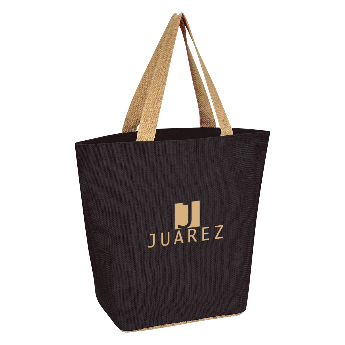 Marketplace Jute Tote Bag