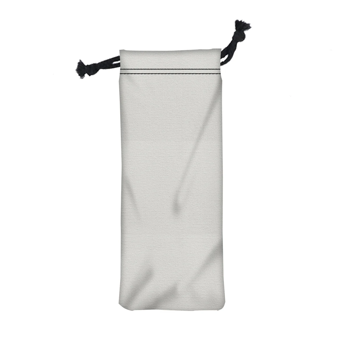 6" W X 15.5" H Wine Drawstring Bag