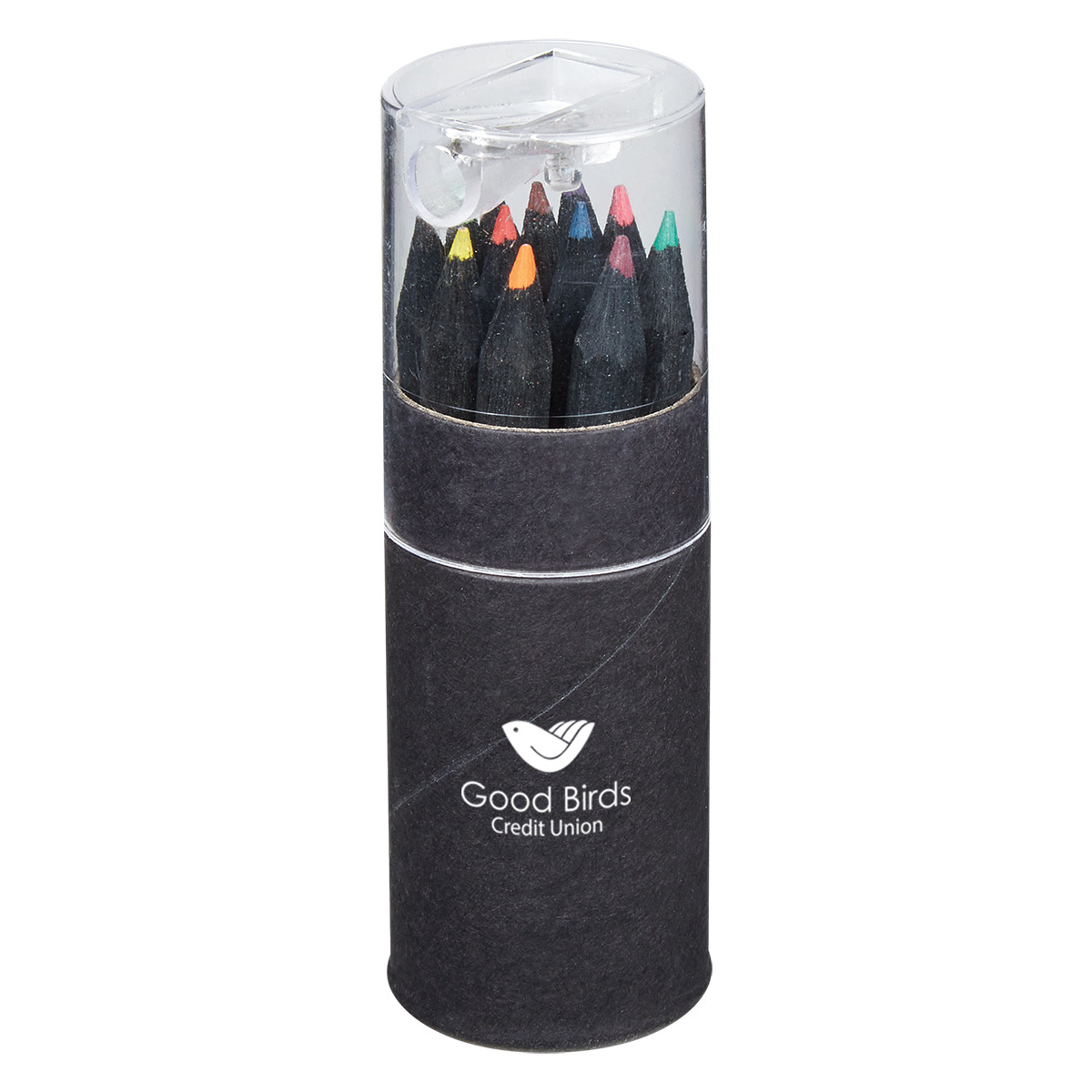 Blackwood 12-Piece Colored Pencil Set In Tube With Sharpener