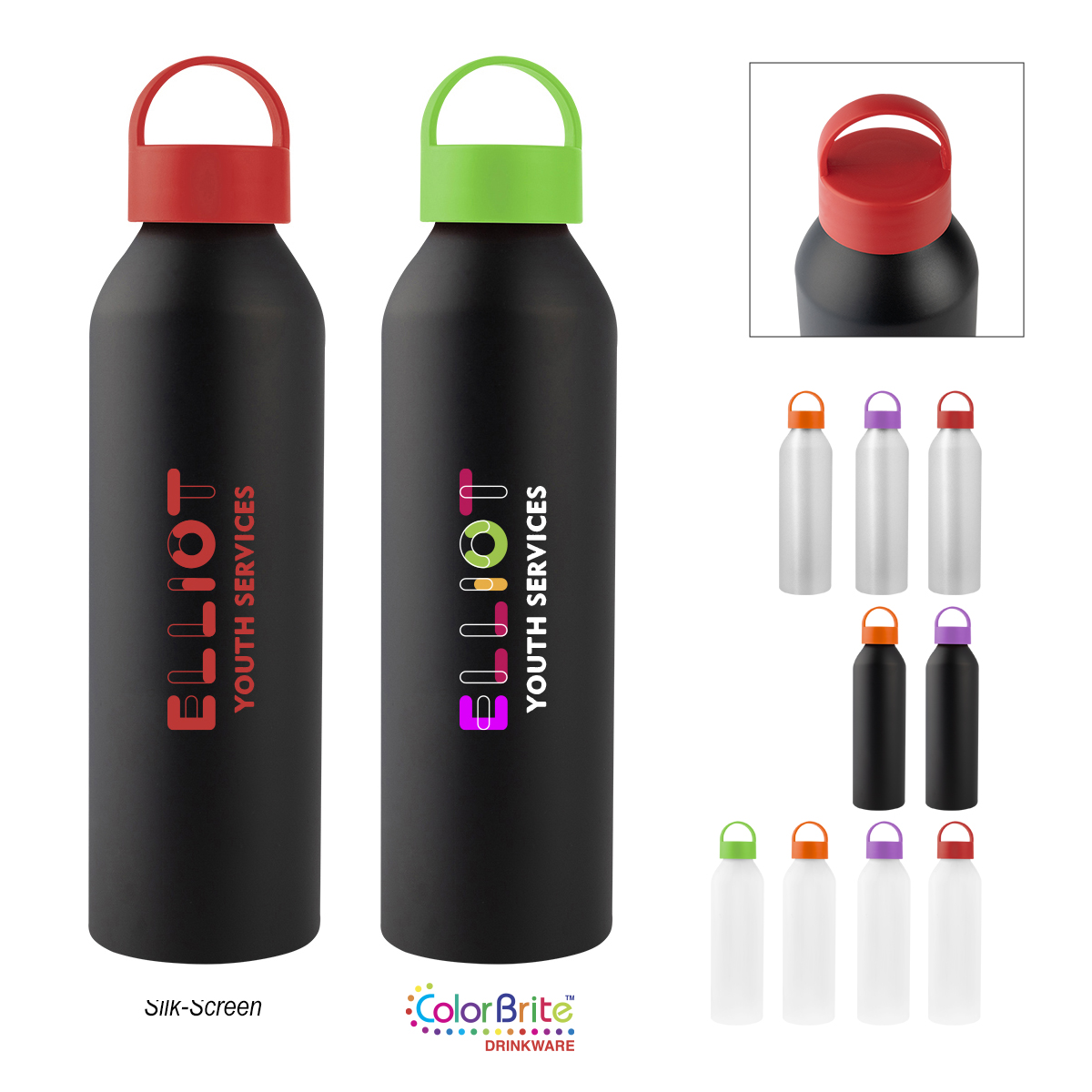 22 Oz. Darcy Aluminum Bottle With Recycled Lid