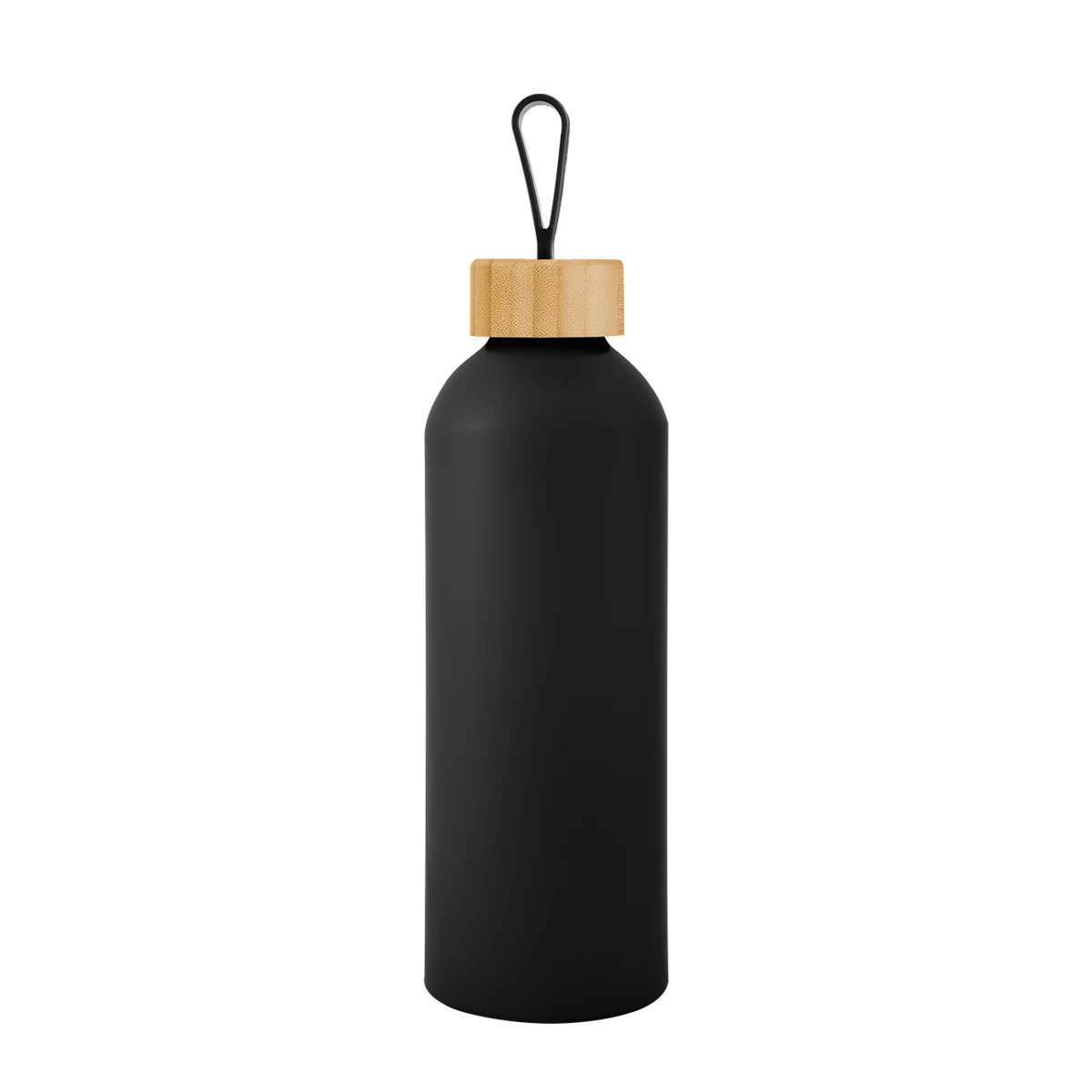 25 Oz. Blaire Recycled Aluminum Bottle With Bamboo Lid And Carry Handle