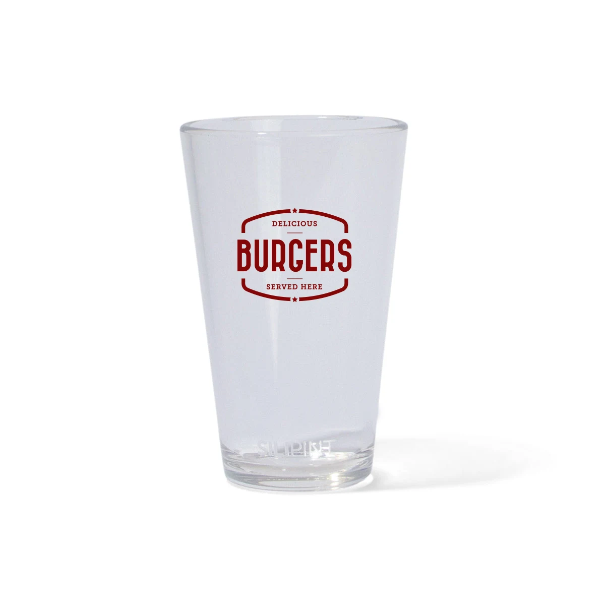 16 Oz. Silipint® Crystal Clear Silicone Pint Glass