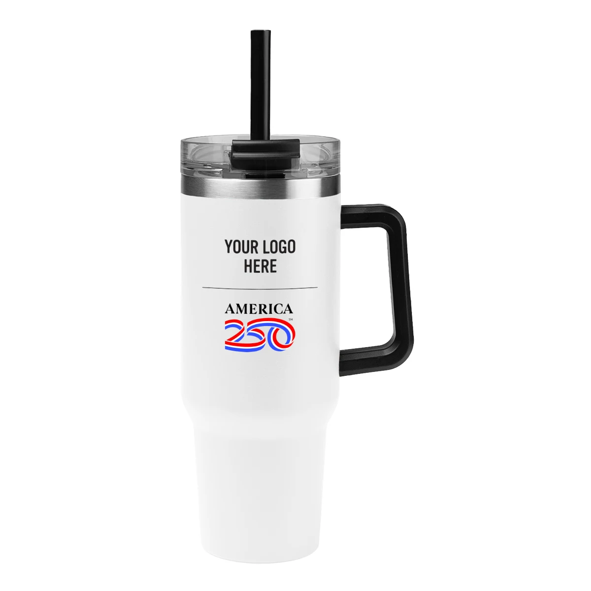 America250™ 40 Oz. Full Color Intrepid Stainless Steel Tumbler