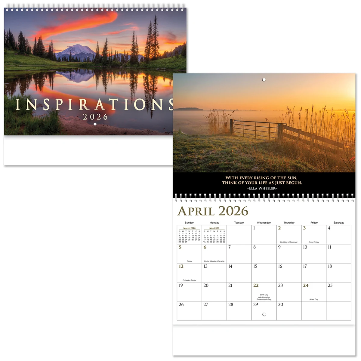 Inspirations Spiral Wall Calendar