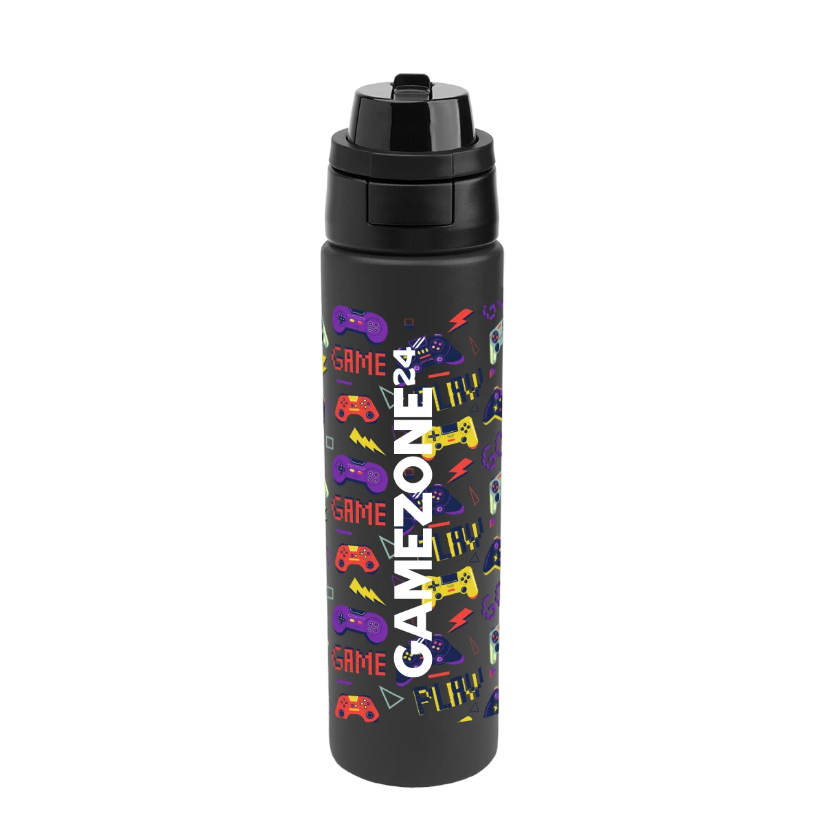 24 Oz. Full Color Pop Sip & Chug Recycled Stainless Steel Bottle