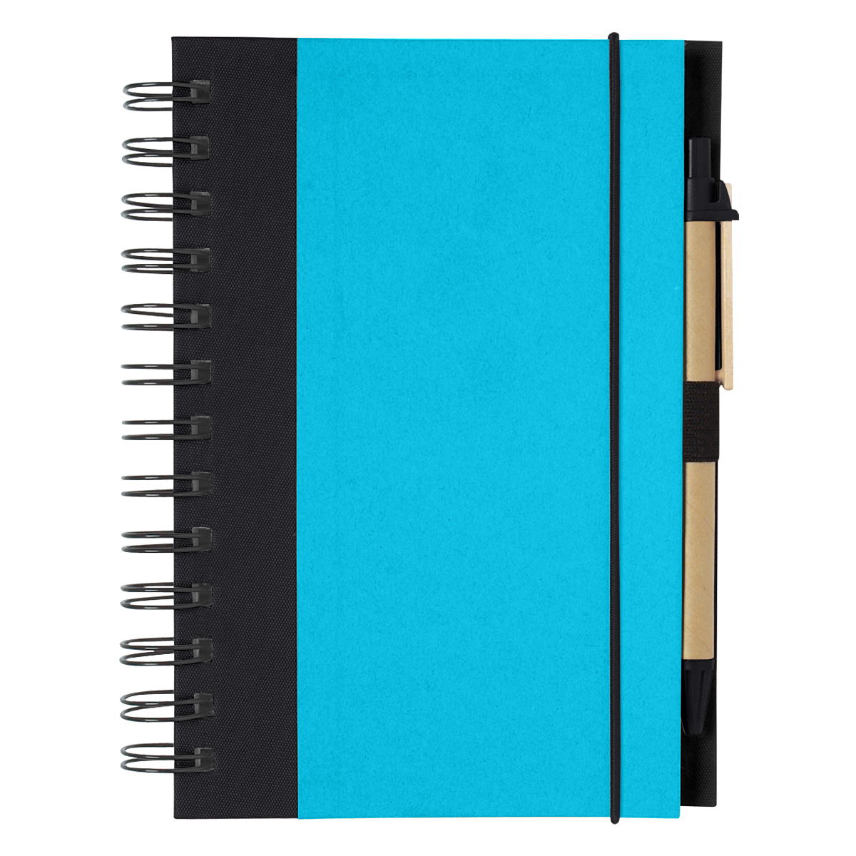 ECO-INSPIRED SPIRAL NOTEBOOK & PEN