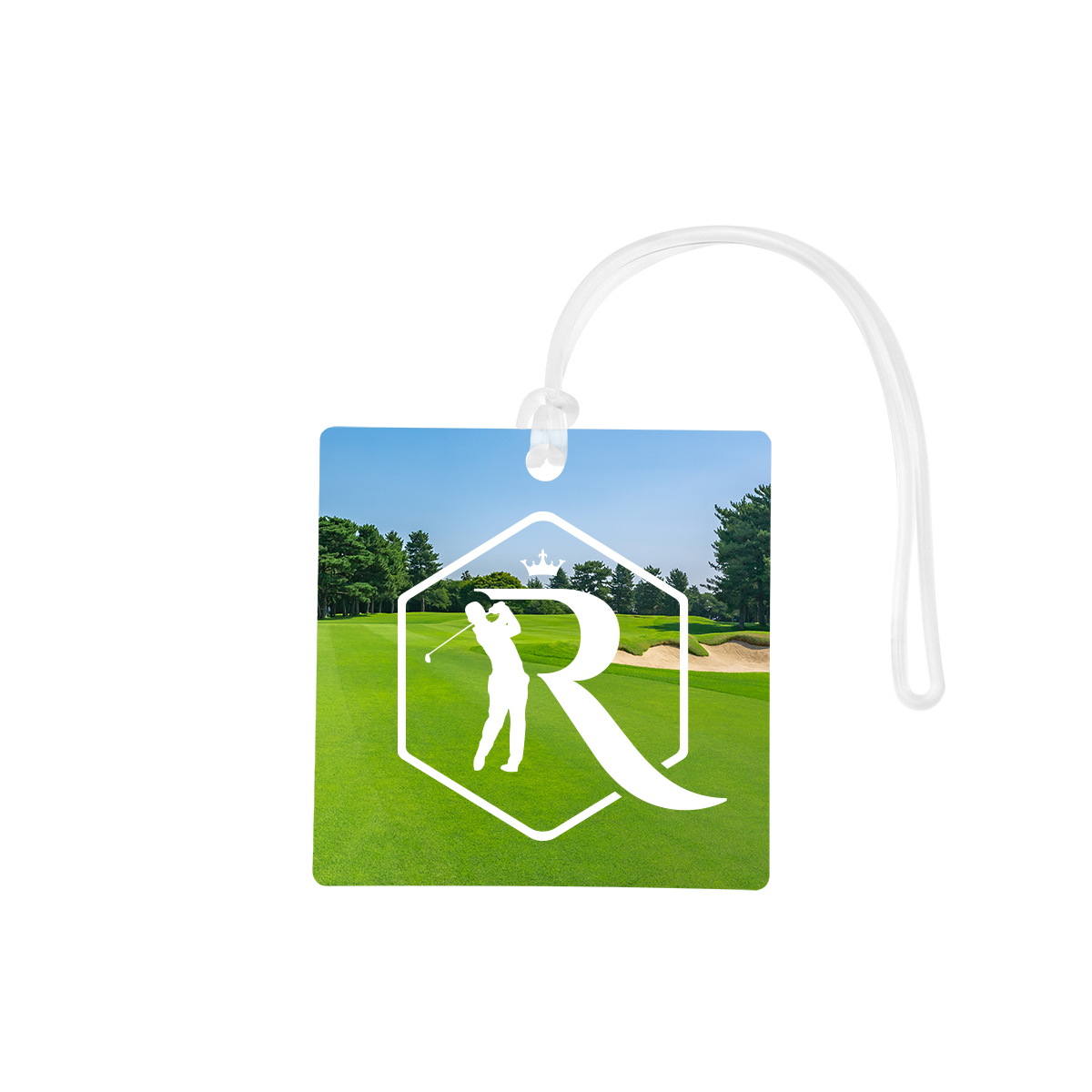 Acrylic Bag Tag - 4" Square