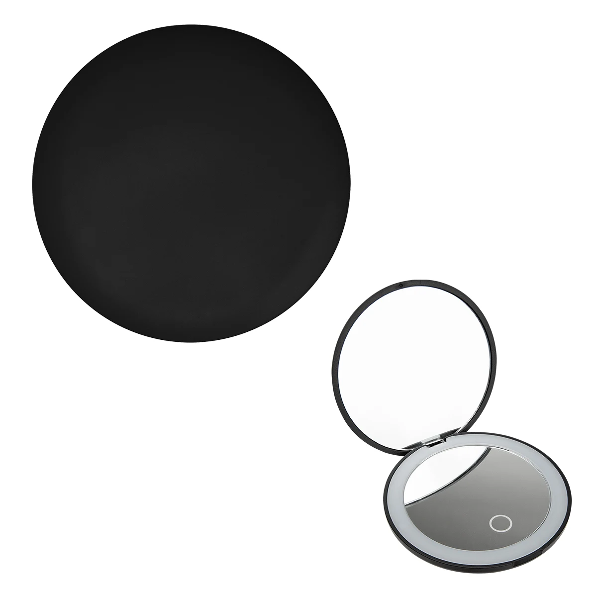 LED Mirror With Dual Magnification