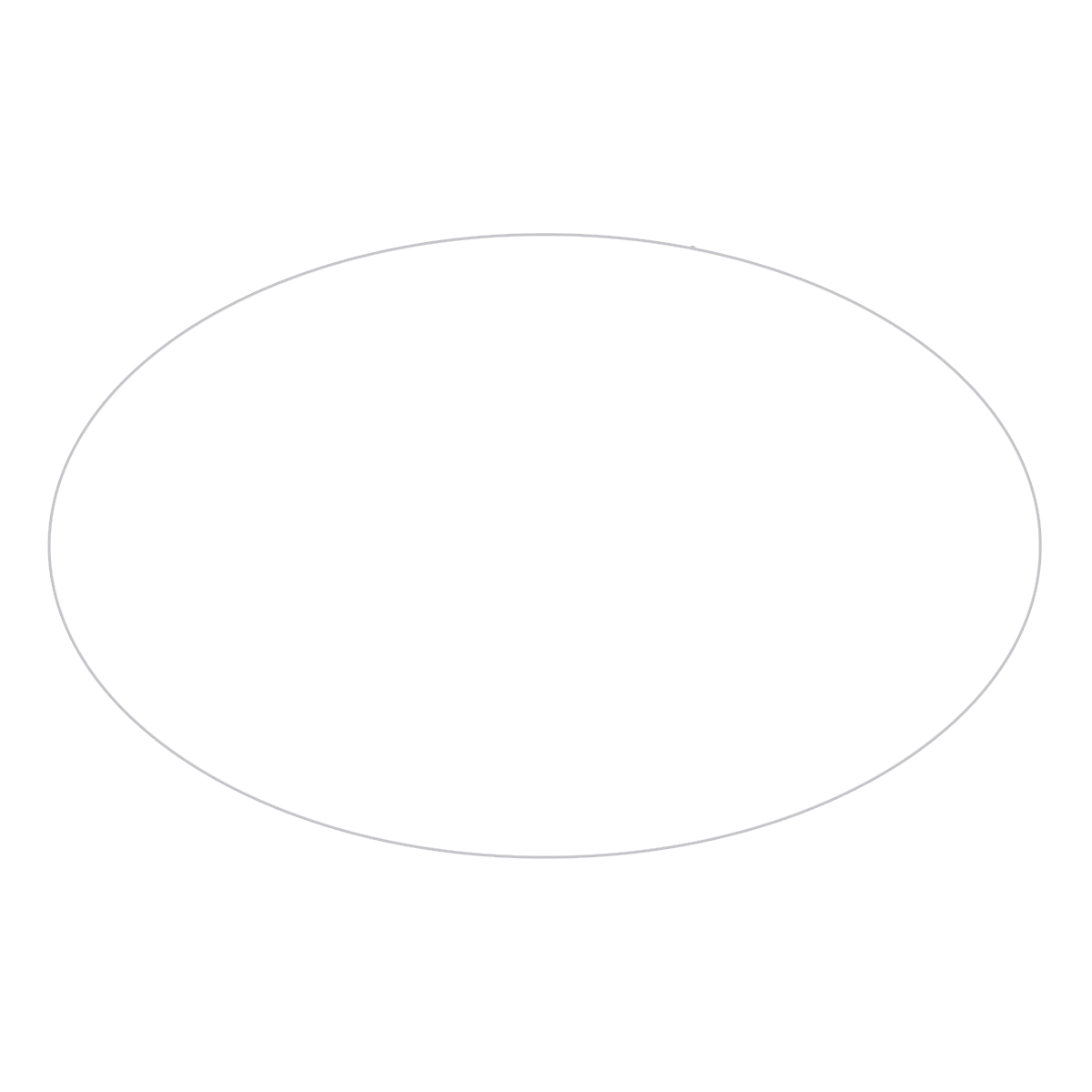 Ultra Removeable Oval Sticker