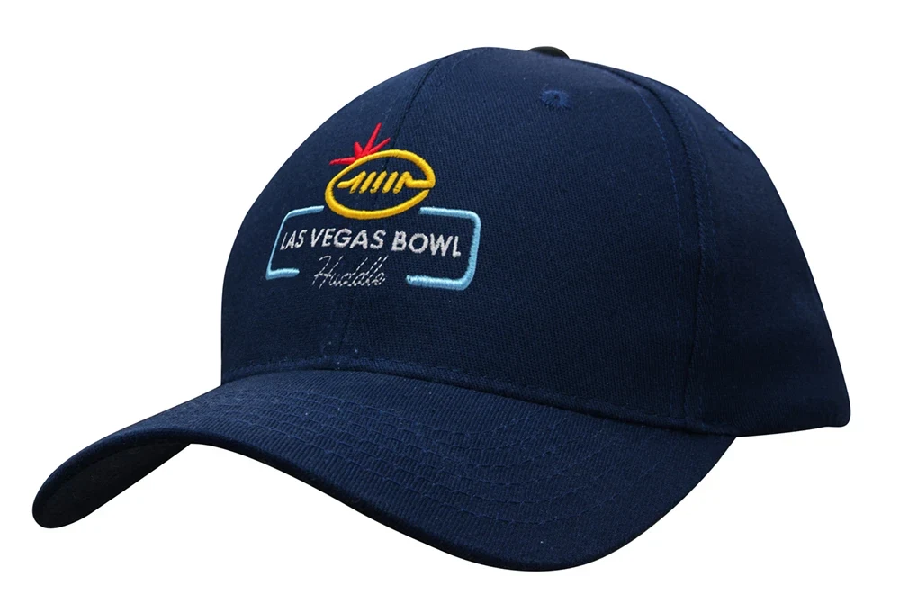 6-Panel Cotton Twill Cap with Touch Strap