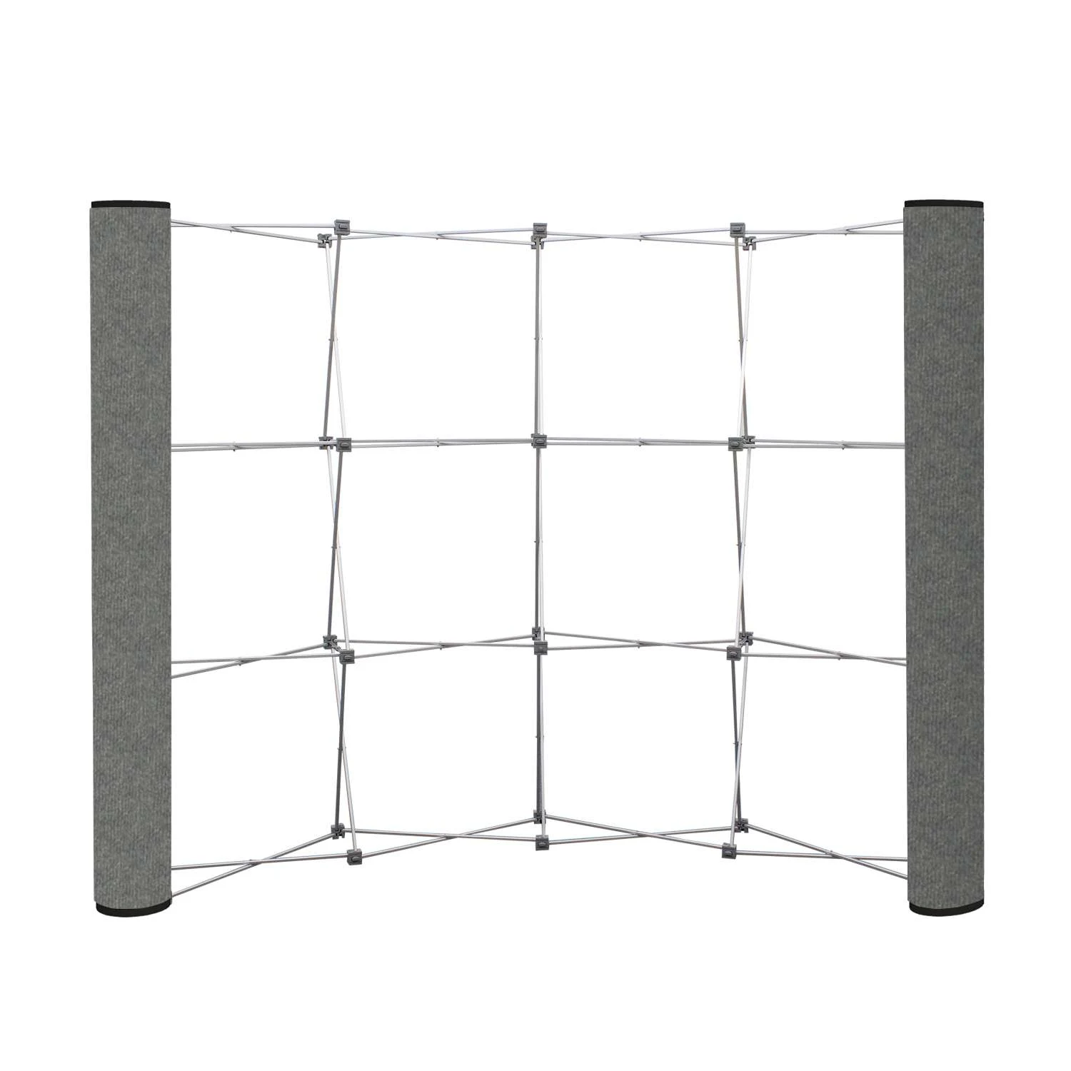 Curved Show 'N Rise Floor Display End Panel (Fabric)