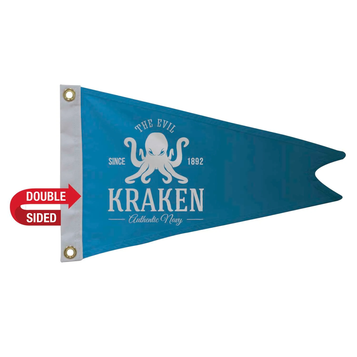 12" x 18" Polyester Burgee Flag Double-Sided