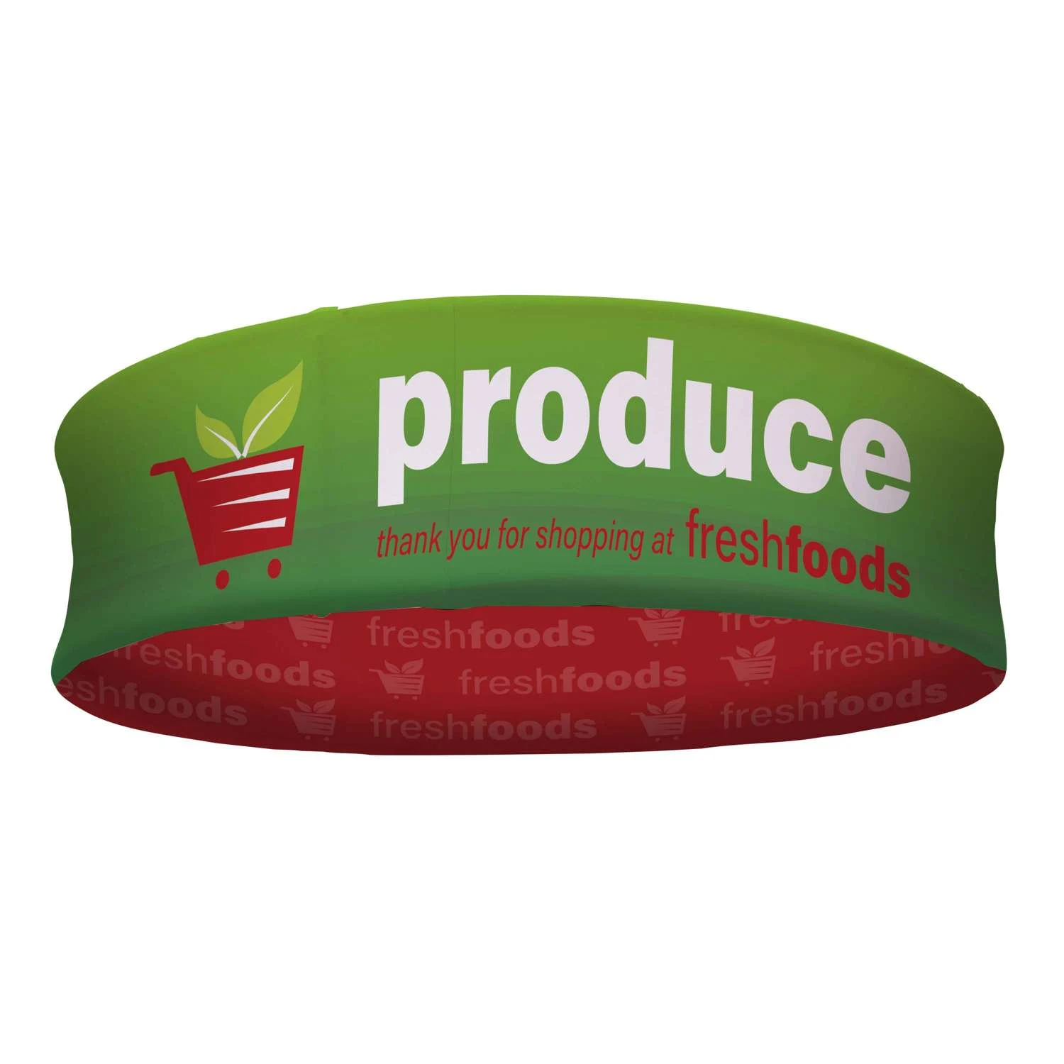 4' x 12" EuroFit™ Pro Hanging Banner Double-Sided Kit