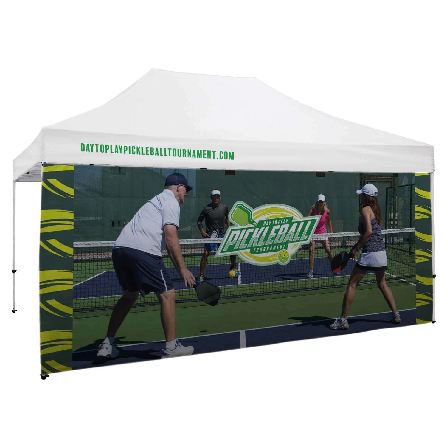15' Tent Full Wall (Dye Sublimated, Single-Sided)