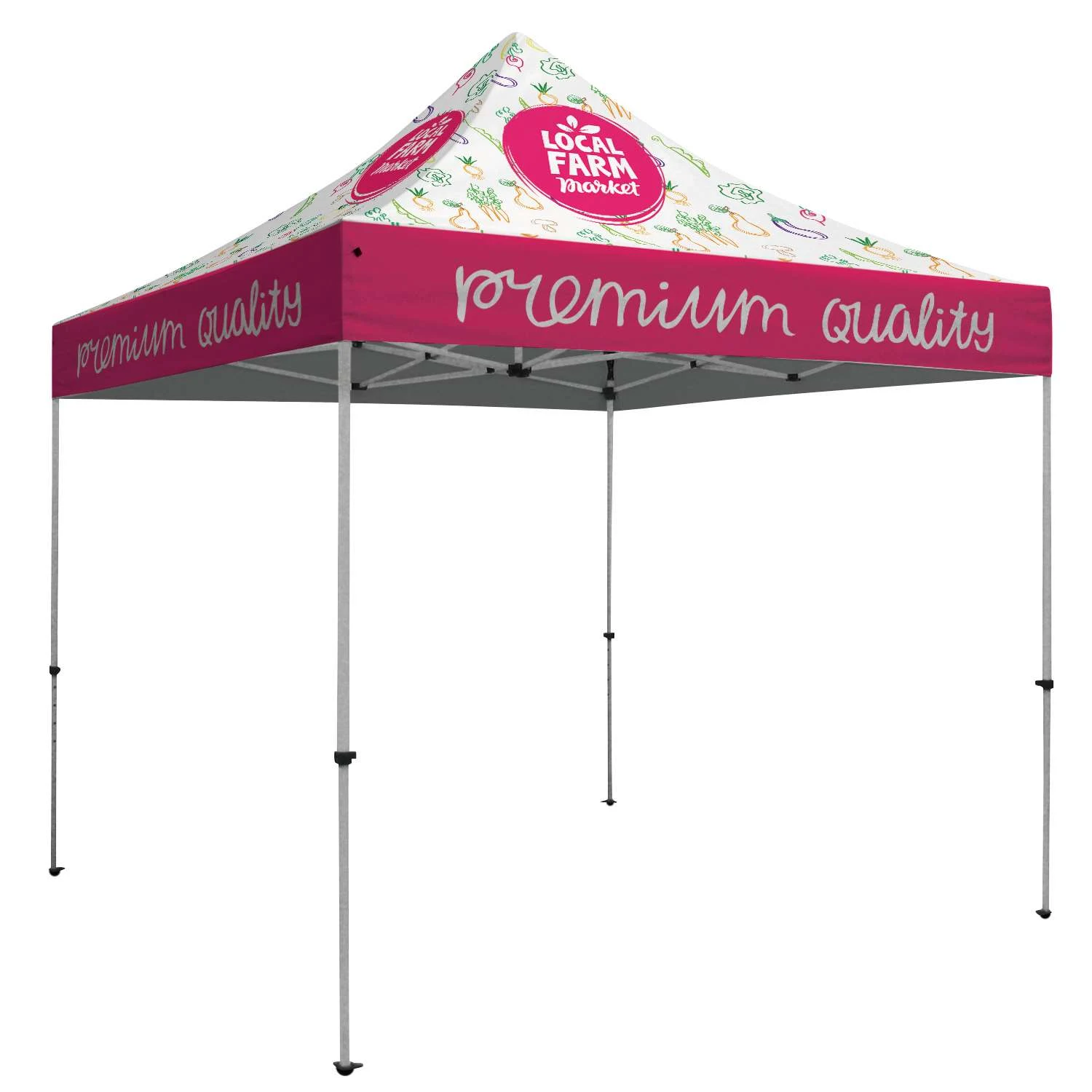 10' Deluxe Tent Kit (Full-Bleed Dye Sublimation)