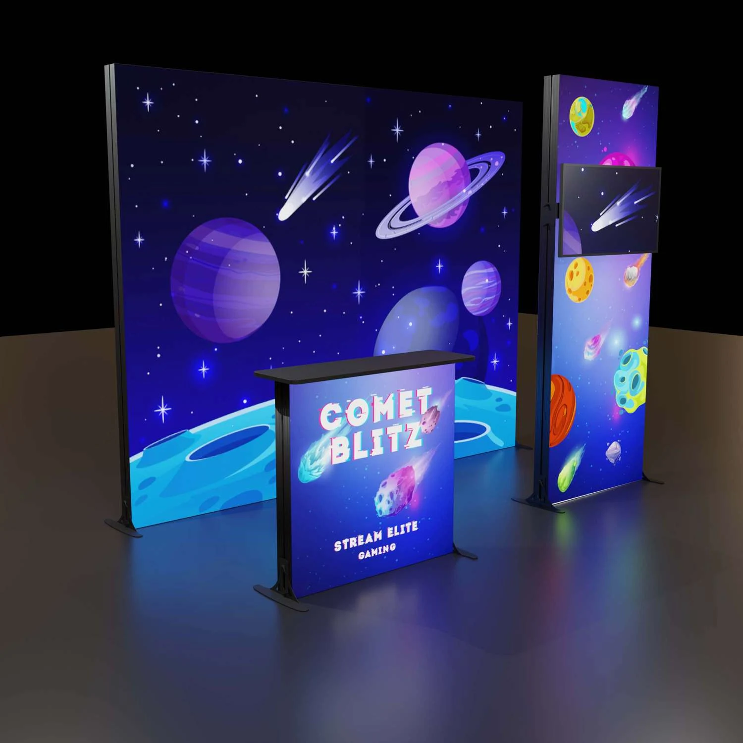 8'H Astra Plus Modular Booth Kit 2