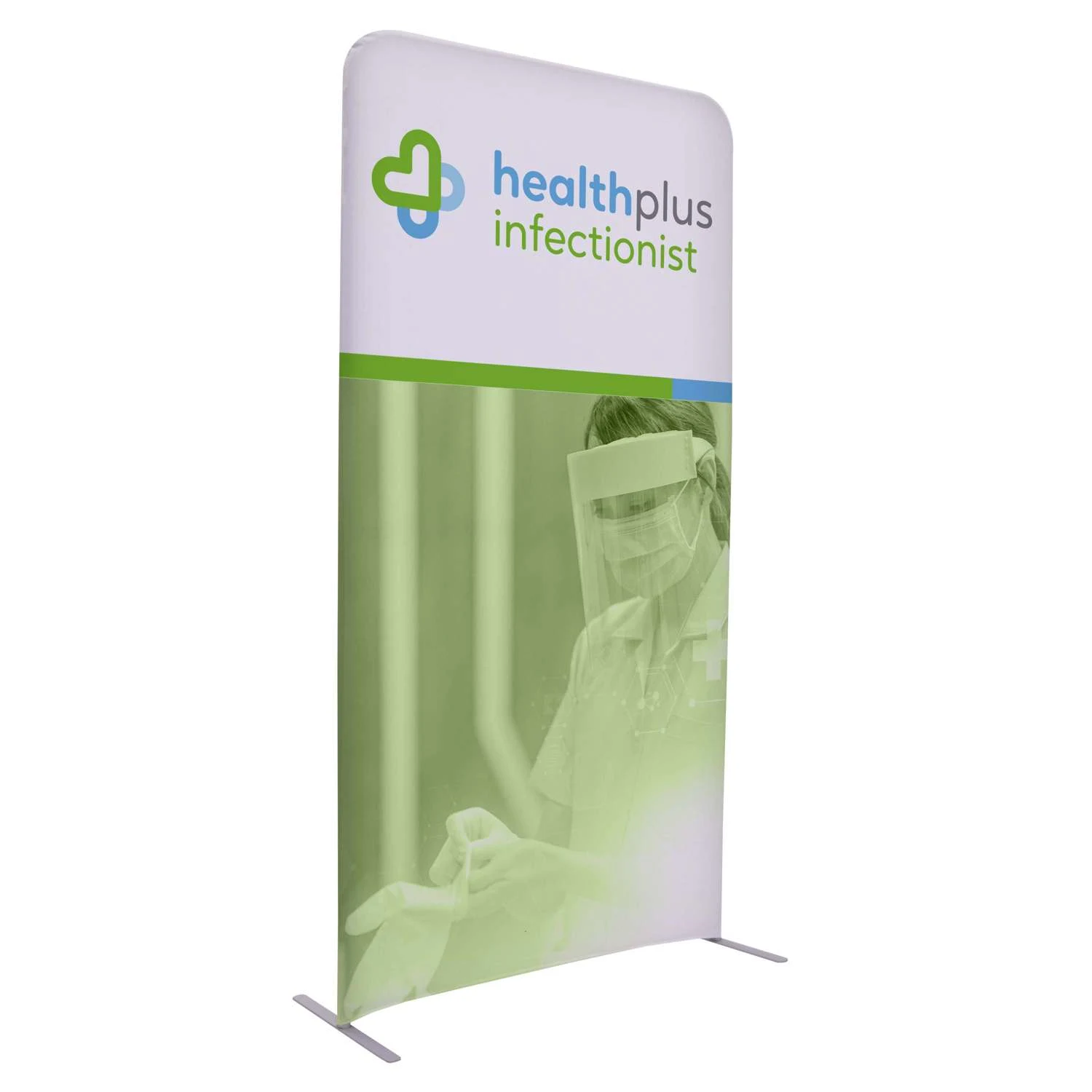 4'W x 90"H EuroFit™ Straight Wall Kit (Recycled Polyester)