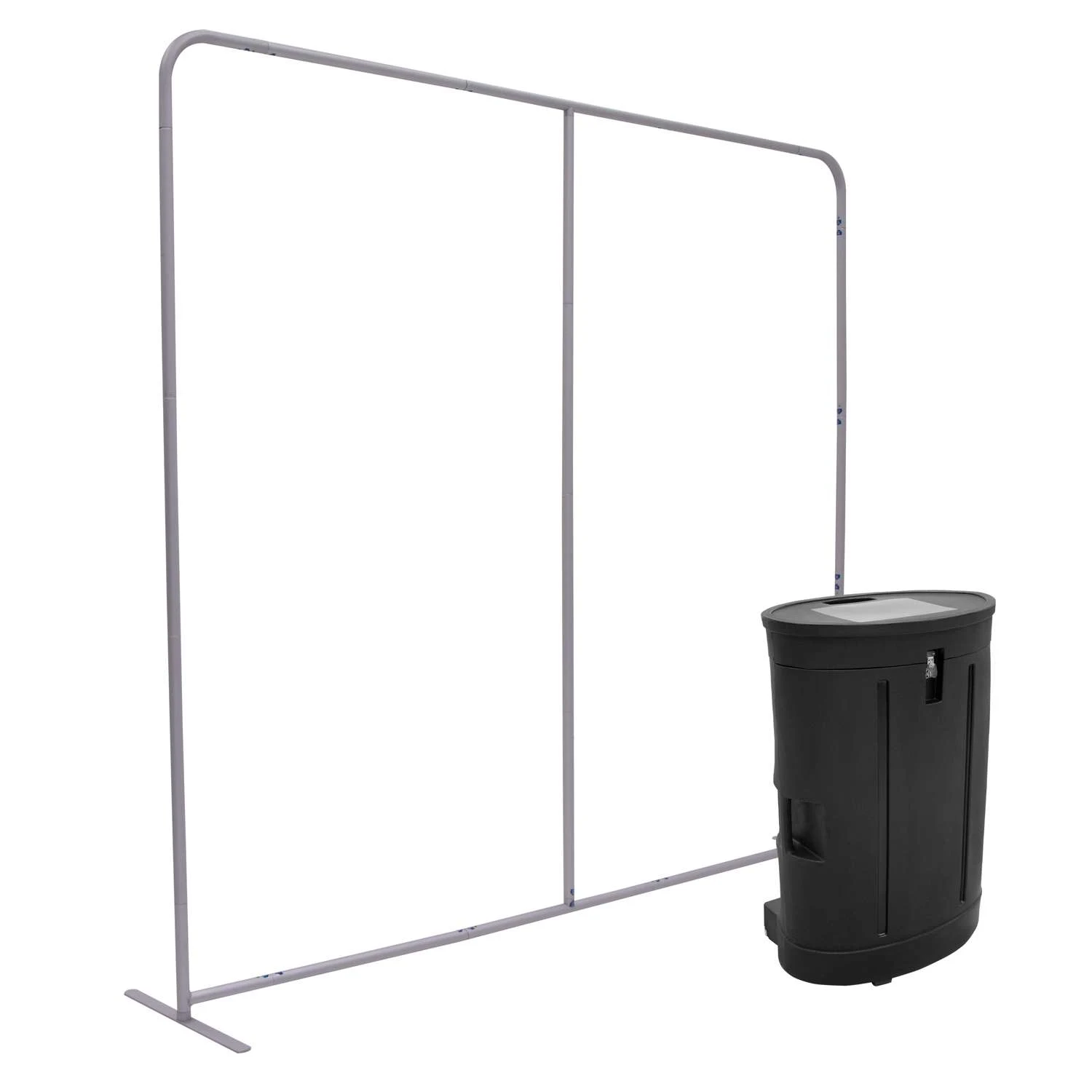 8'W x 90"H EuroFit™ Straight Wall Plus Hardware Kit