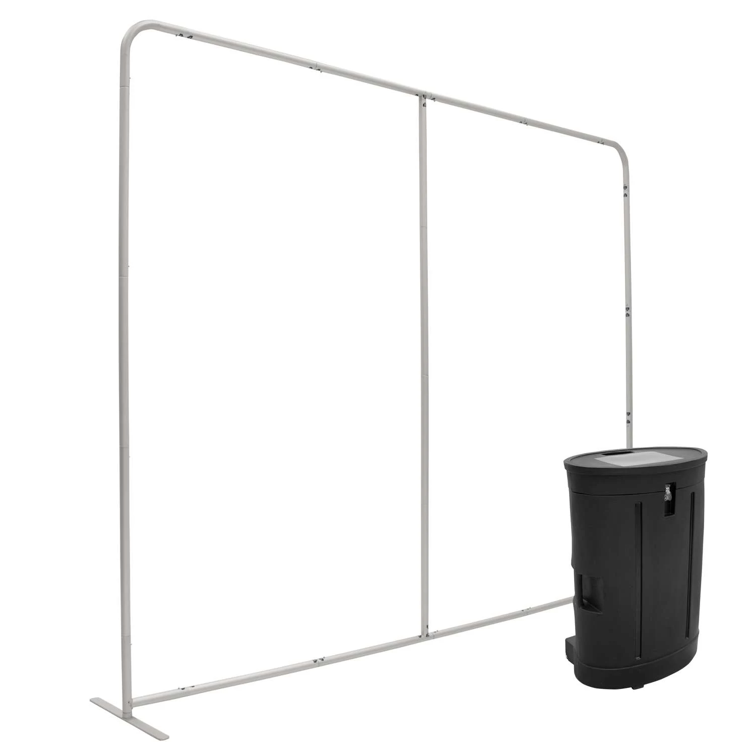 10'W x 90"H EuroFit™ Straight Wall Plus Hardware Kit