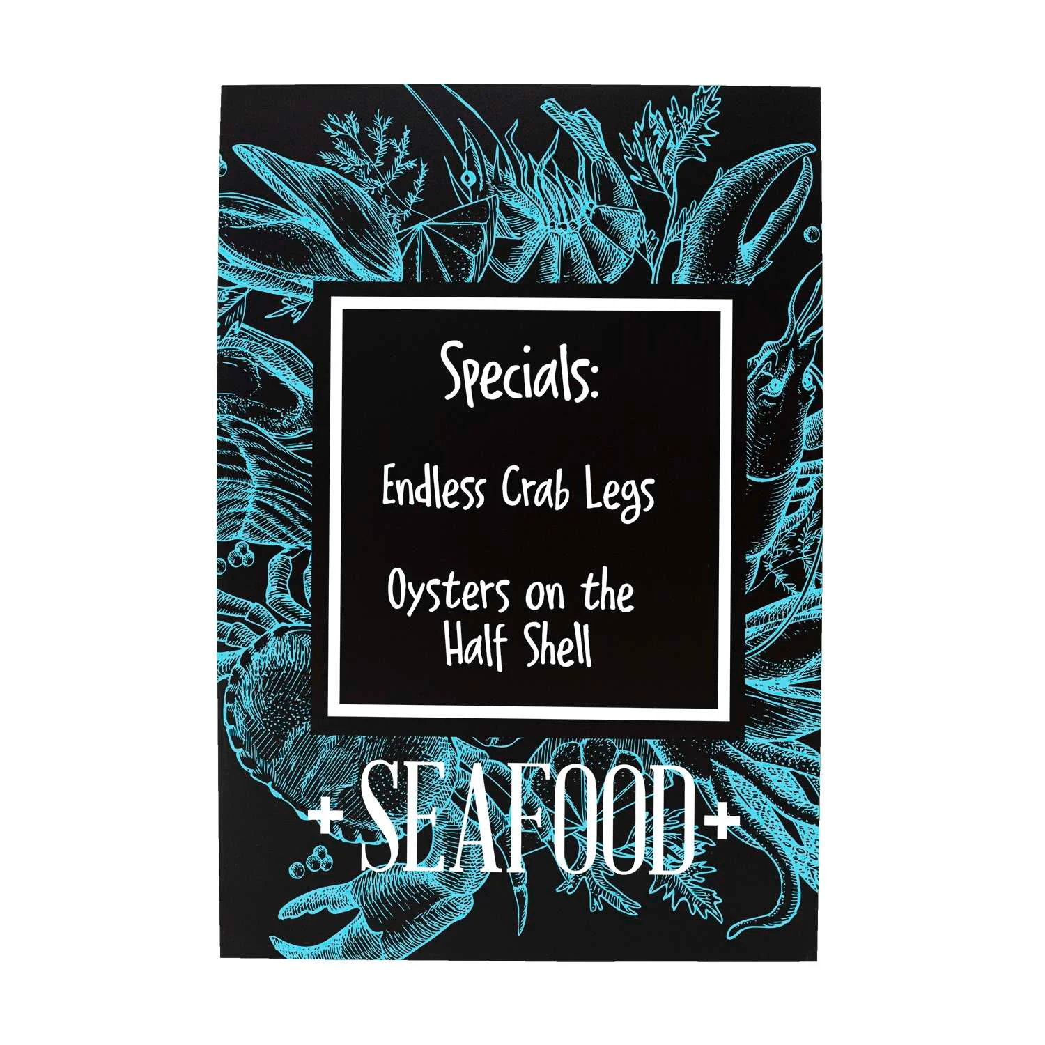 Economy A-frame Imprinted Chalkboard Insert