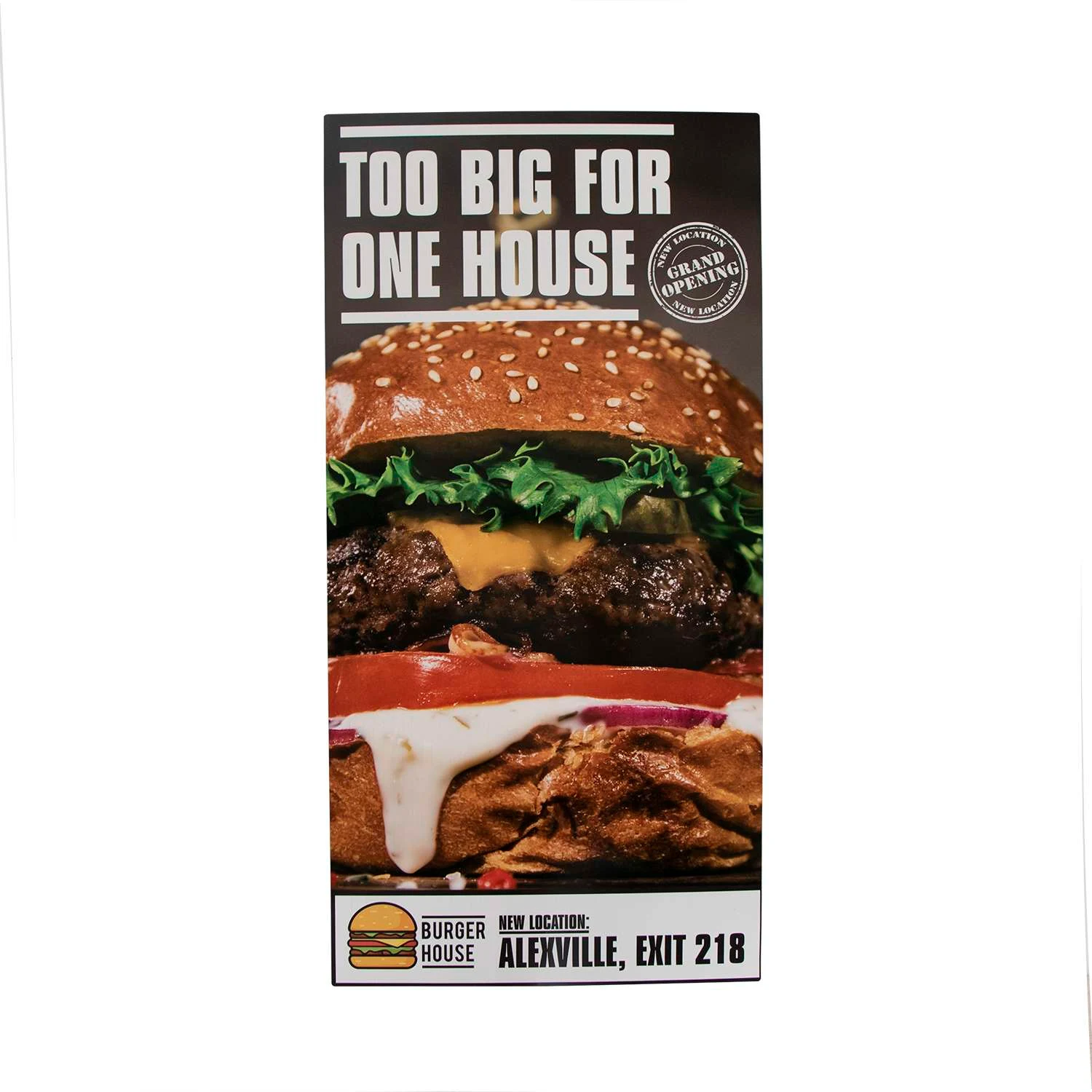 15"W x 30"H Glossy Aluminum Print