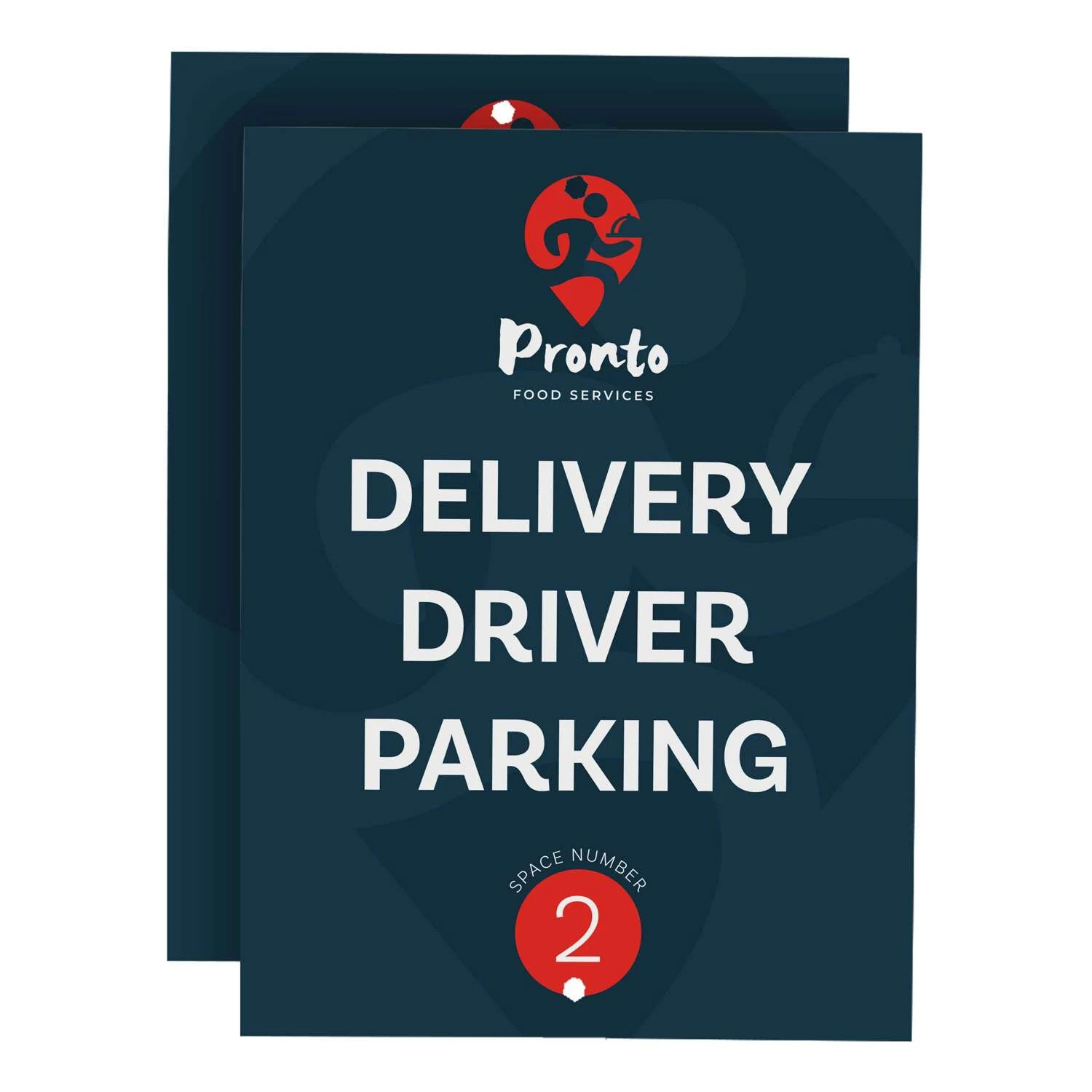 72" Rover Portable Sign Post 18" x 24" Single-Sided Graphics (Set of Two)