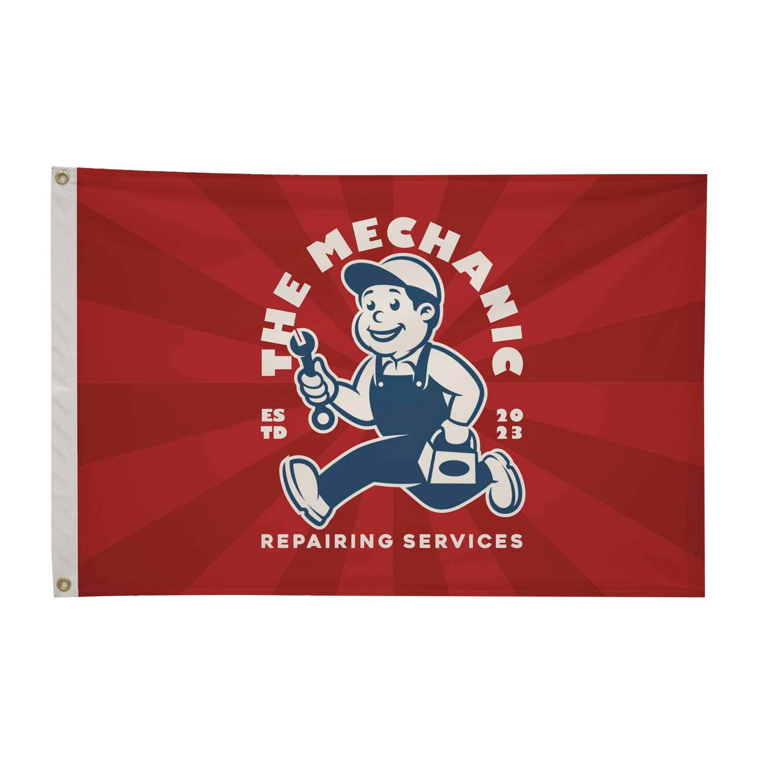 2' x 3' Nylon Flag Single-Sided