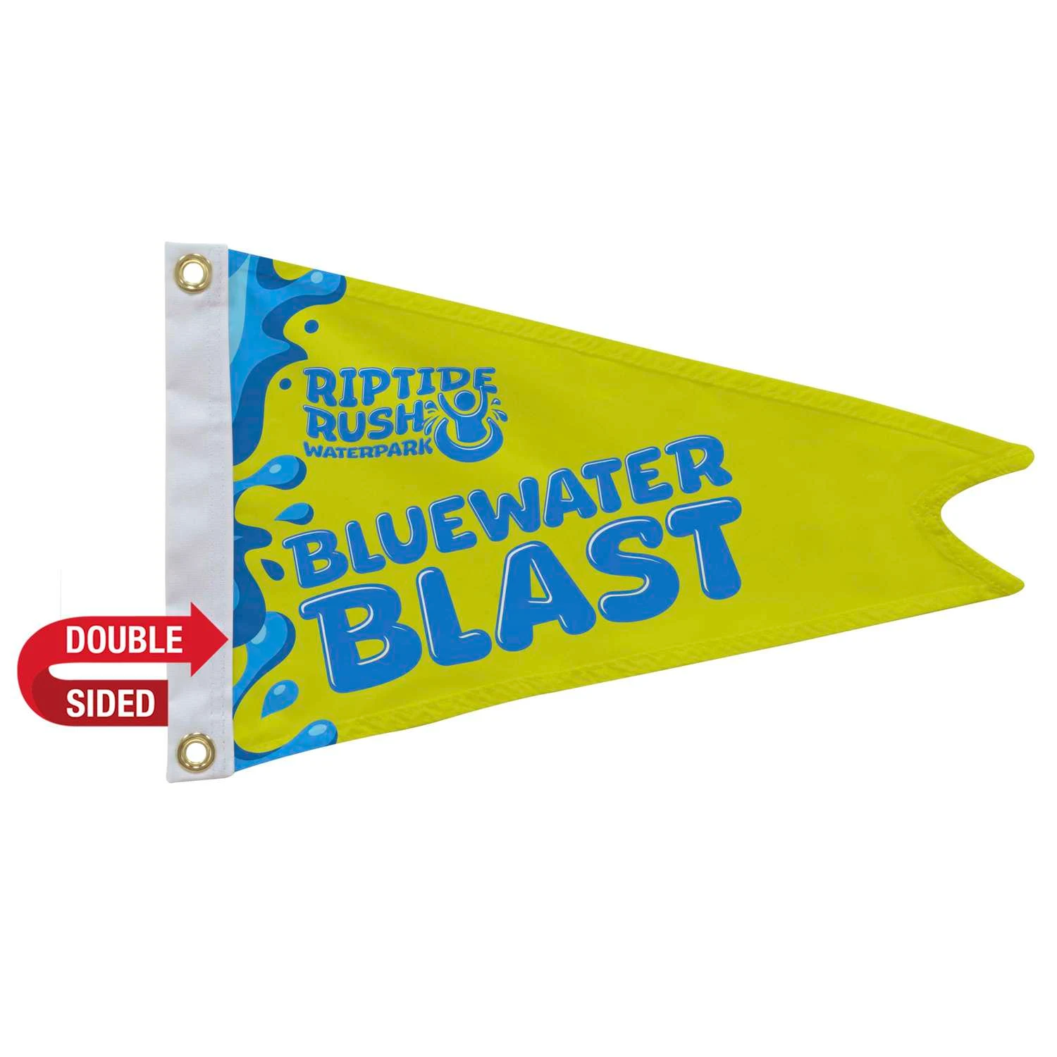 12" x 18" Nylon Burgee Flag Double-Sided